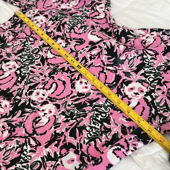 Lilly Pulitzer Pink and Black Panda Dress - Picture 5 of 12